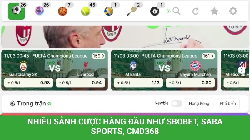 Sảnh game OK9